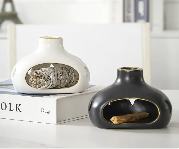 Ceramic Burner for Sage, Cedar & Palo Santo