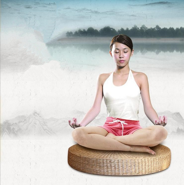 Rush Grass Meditation Cushion