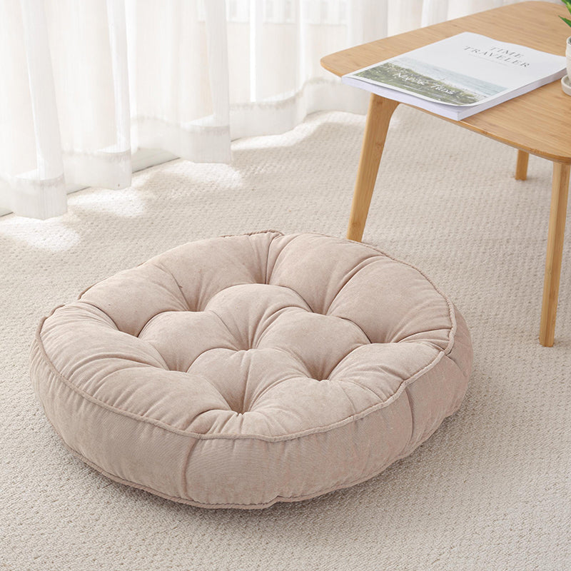 Round Corduroy Meditation Cushion
