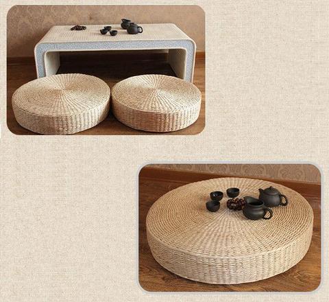 Rush Grass Meditation Cushion