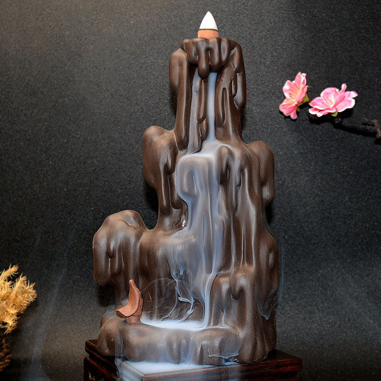 Sand Ceramic Backflow Incense Burner (Large)
