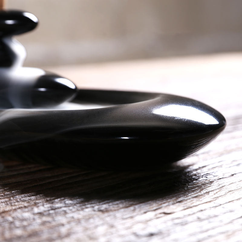 Zen Stones Ceramic Backflow Incense Burner