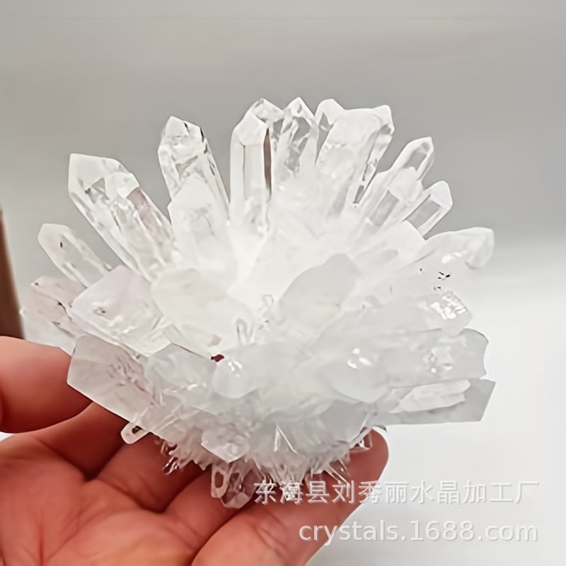 Clear Quartz Crystal Cluster