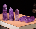 Natural Purple Amethyst Hexagonal Prism