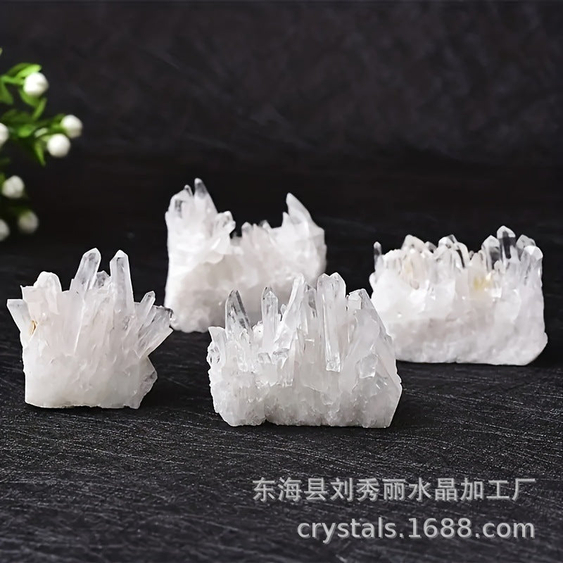 Clear Quartz Crystal Cluster