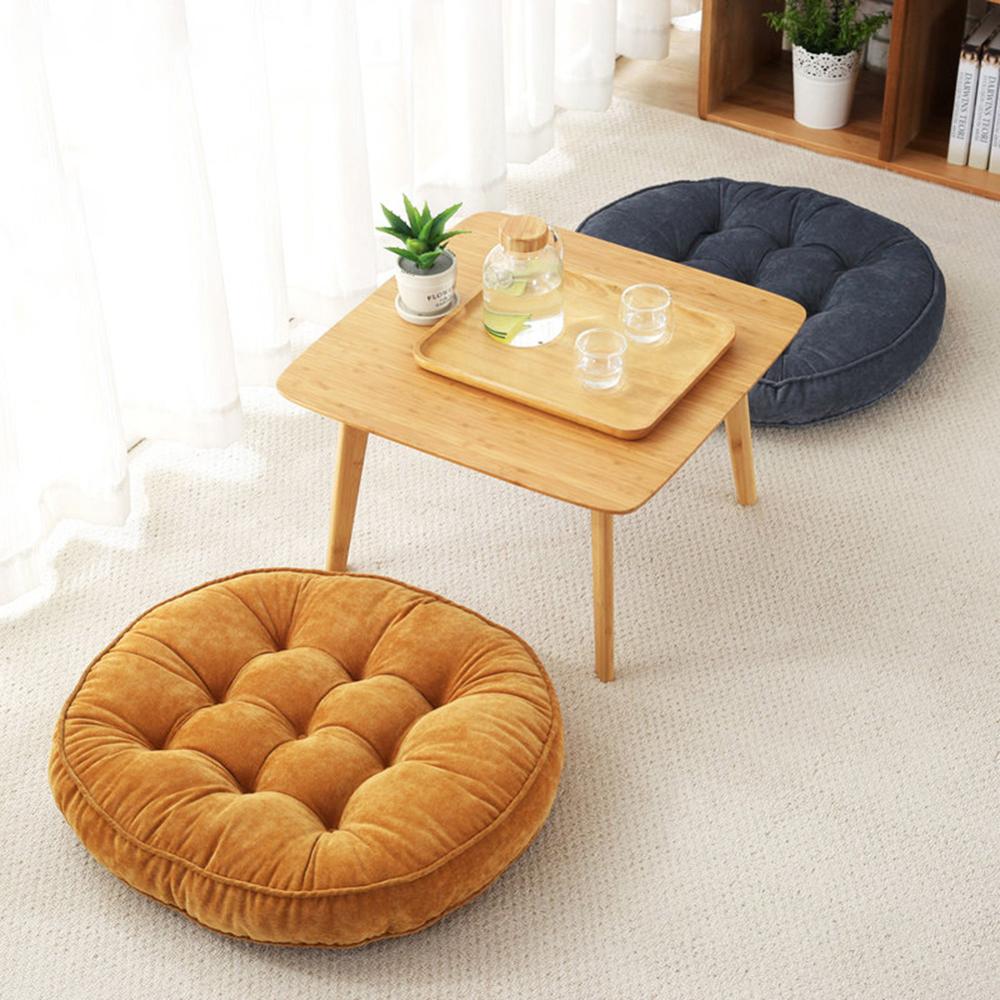 Round Corduroy Meditation Cushion